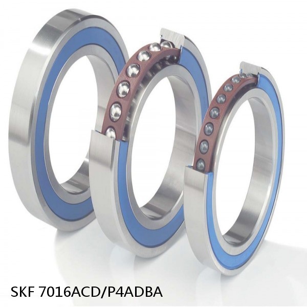 7016ACD/P4ADBA SKF Super Precision,Super Precision Bearings,Super Precision Angular Contact,7000 Series,25 Degree Contact Angle