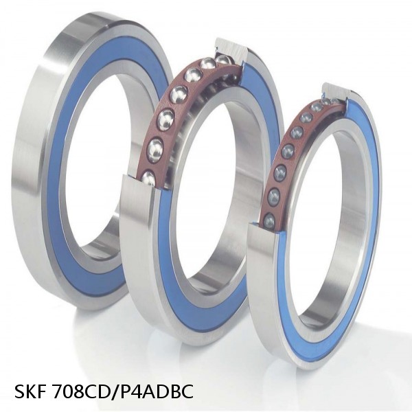 708CD/P4ADBC SKF Super Precision,Super Precision Bearings,Super Precision Angular Contact,7000 Series,15 Degree Contact Angle